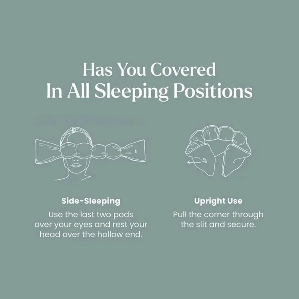 Gravity Weighted Eye Mask